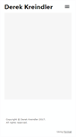 Mobile Screenshot of derekkreindler.com