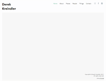 Tablet Screenshot of derekkreindler.com